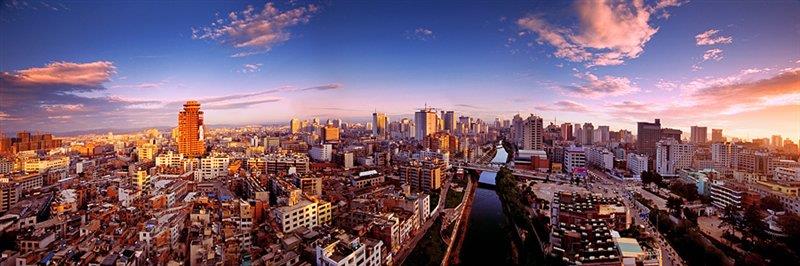 朝霞中的昆明 http://rjxysw.com/