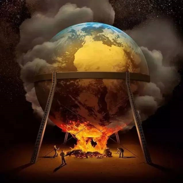 人在不自覺中毀滅地球-人性圖