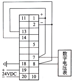 DTZ-2100調節器閉環調校接線圖