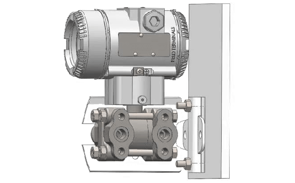 萬能變送器支架同時適配差壓變送器與壓力變送器