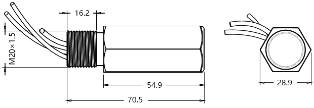 現場儀表用SPD外形尺寸