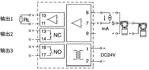 電流信號報警設定器接線圖