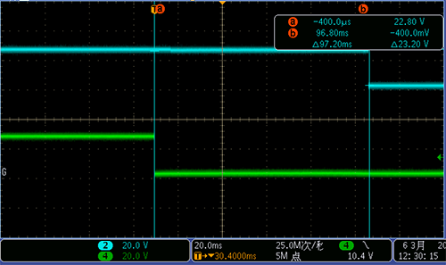 直流線圈接觸器釋放波形